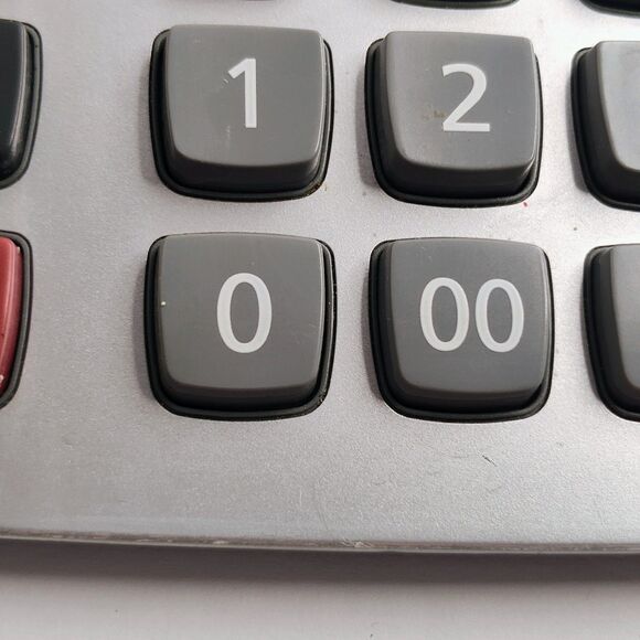 Casio Solar Desk Calculator DM-1200TEV 12 Digits Large Keys - Tested & Working! - Picture 4 of 9